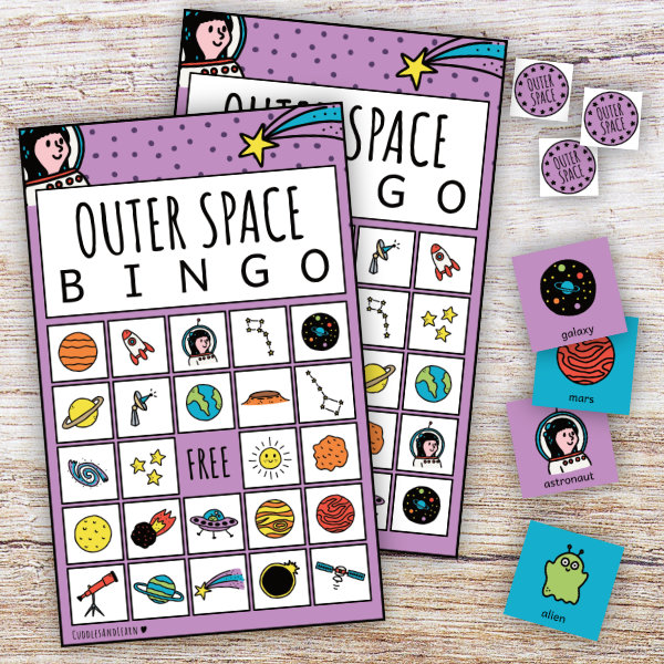 Outer Space Bingo