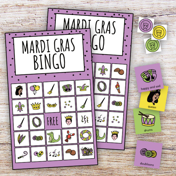 Mardi Gras Bingo