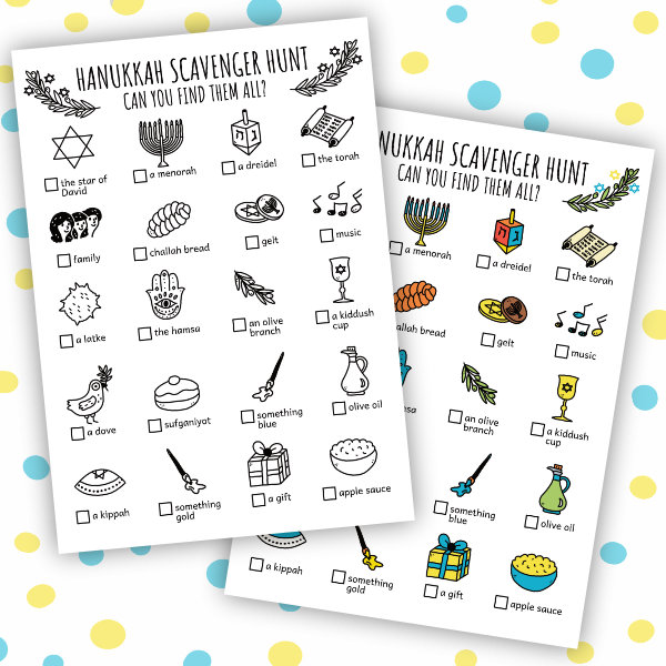 Hanukkah scavenger hunt