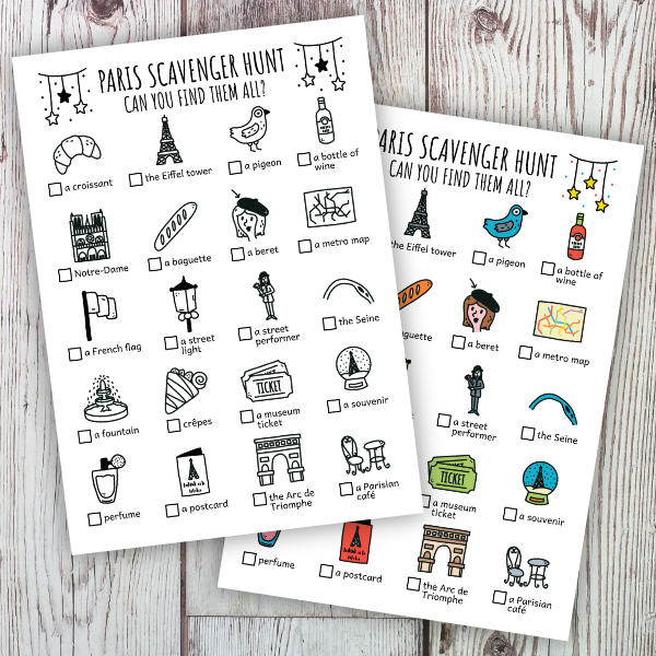 Paris scavenger hunt