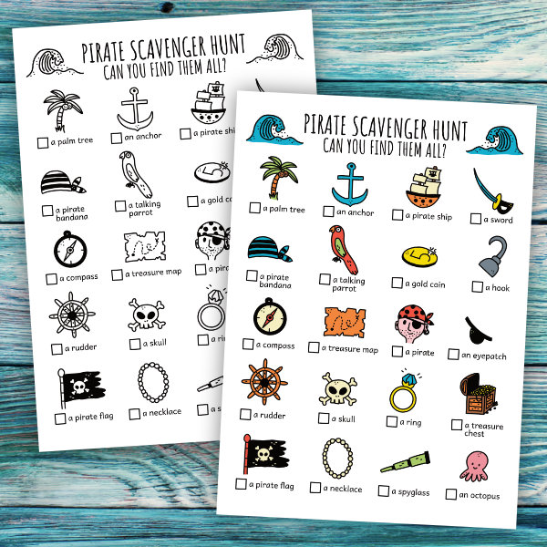 Pirate Scavenger Hunt  Pirate themed birthday, Pirate hook, Ring