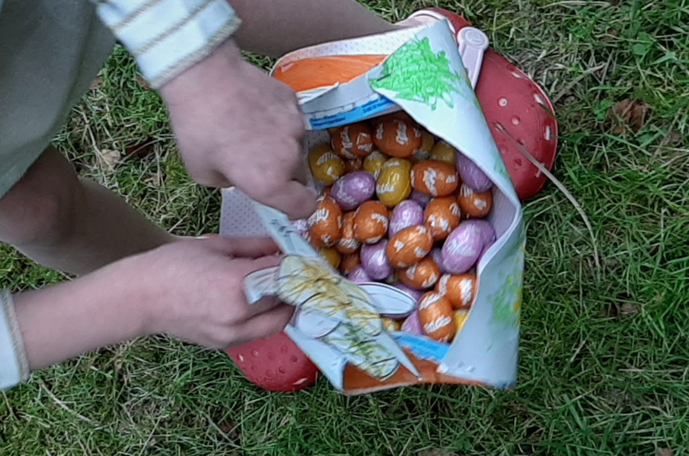 Easter basket craft